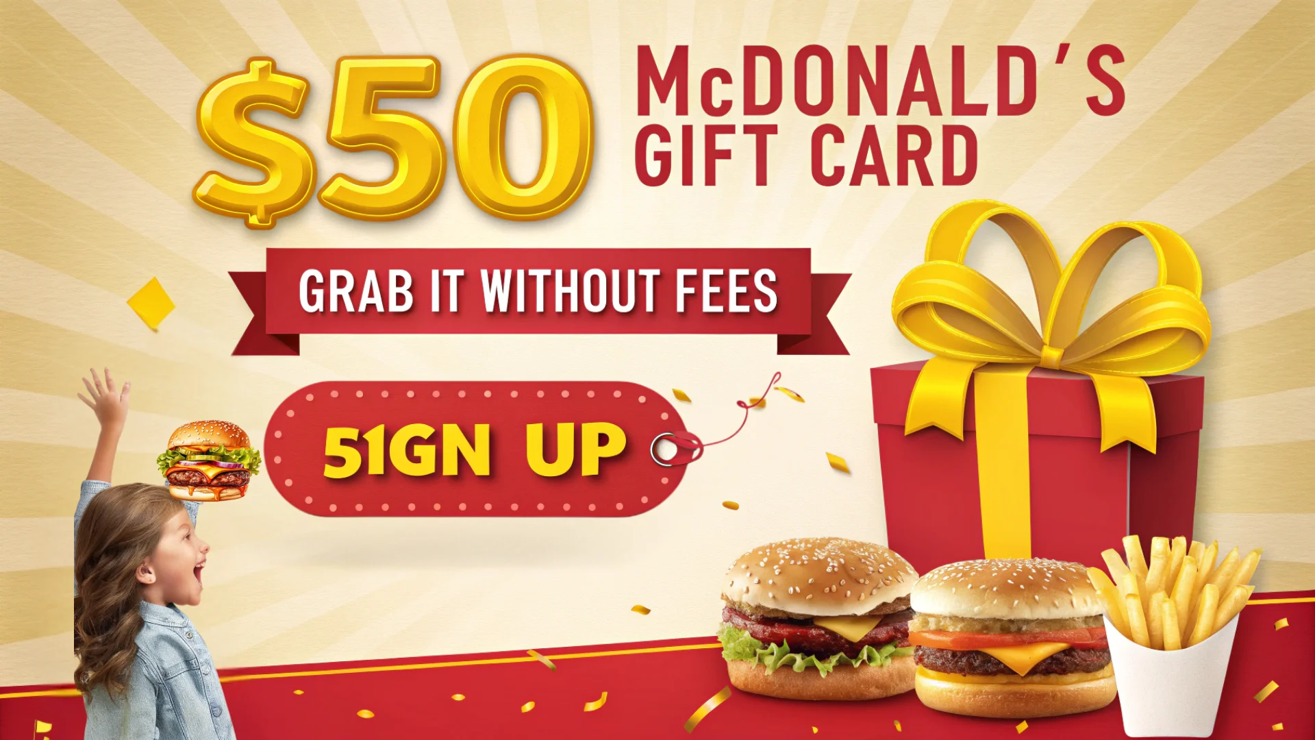 100% working McDonald’s gift card redemption