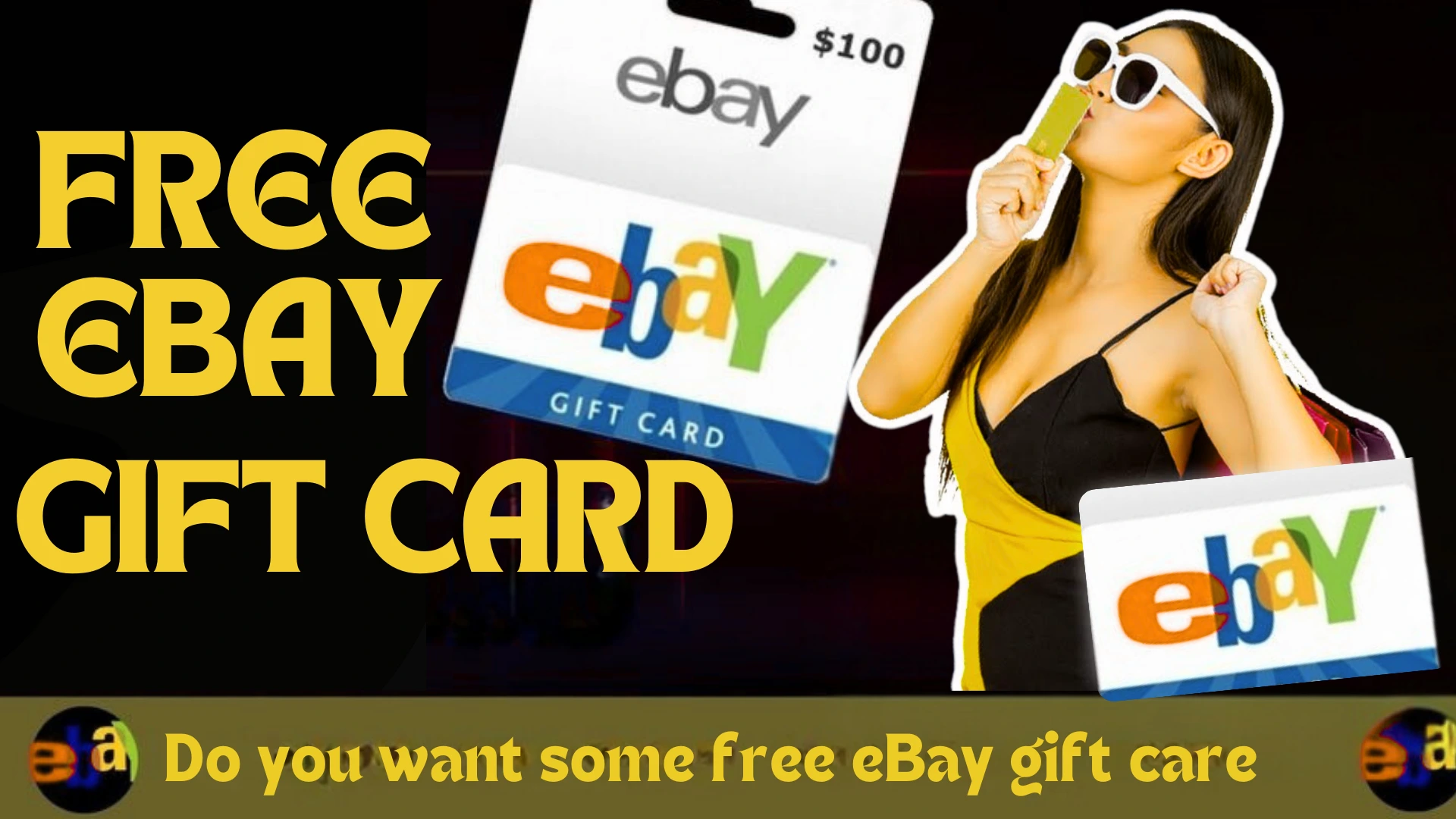 How to Get ebay gift card redeem for Free in 2025 – No Human Verification